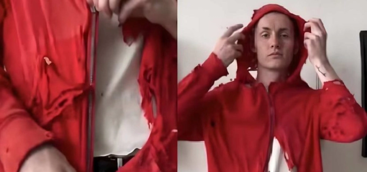 Yırtık ve eski görünümlü ceket 950 dolara satıldı