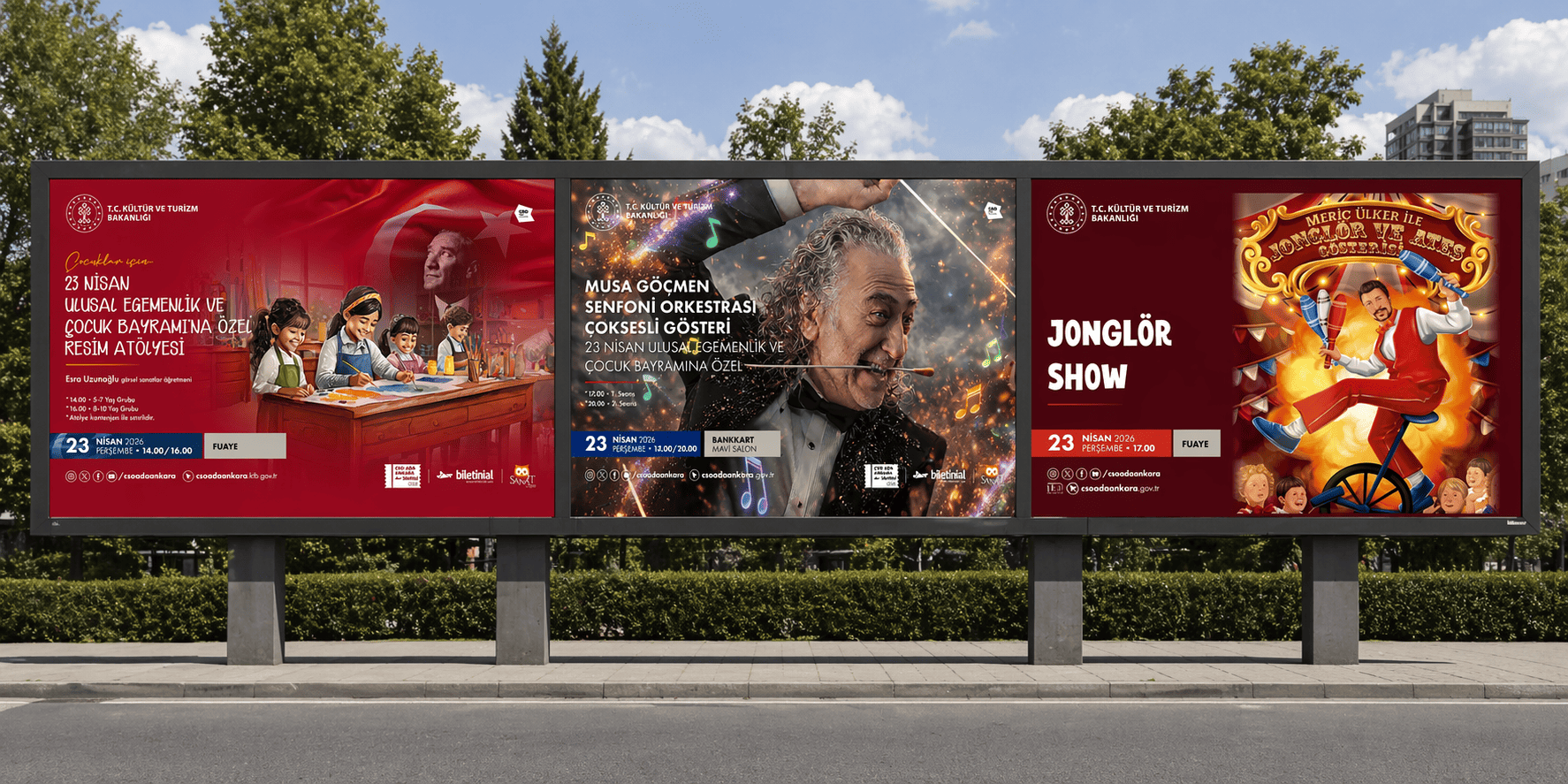 CSO Ada’da 23 Nisan coşkusu sanatla yükseliyor