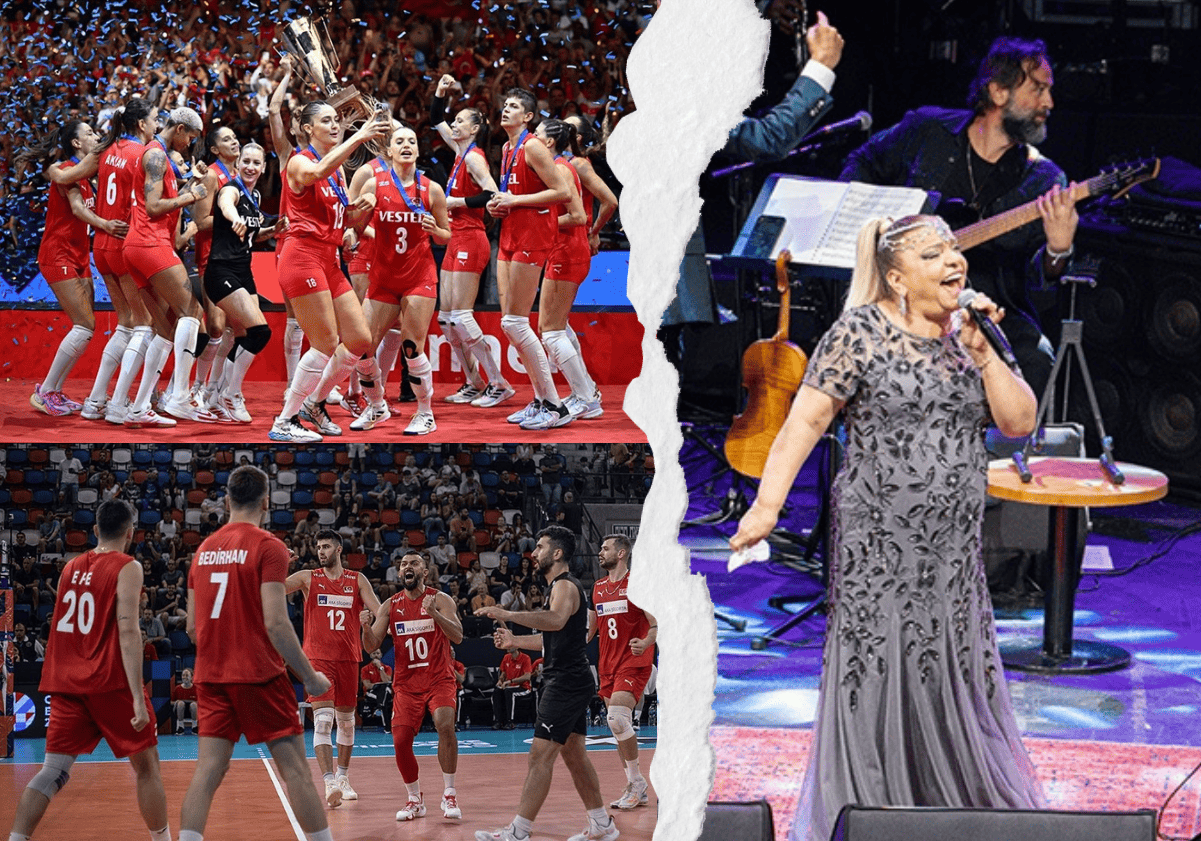 Milli takım lansmanında Kibariye sahneye çıktı