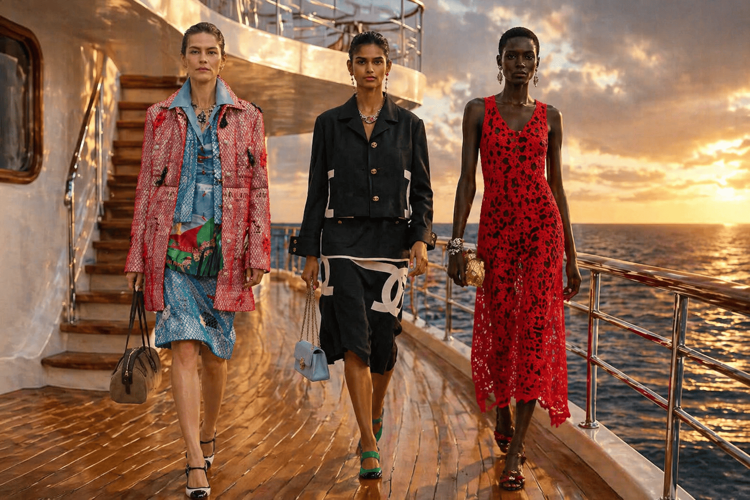 Chanel Cruise 2026-27, Biarritz ilhamıyla görücüye çıktı