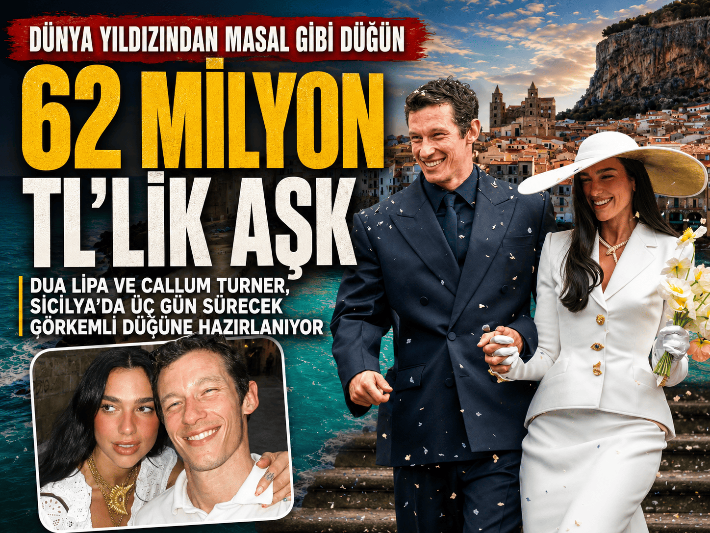 Dua Lipa’nın üç günlük düğününün fiyatı dudak uçuklattı!