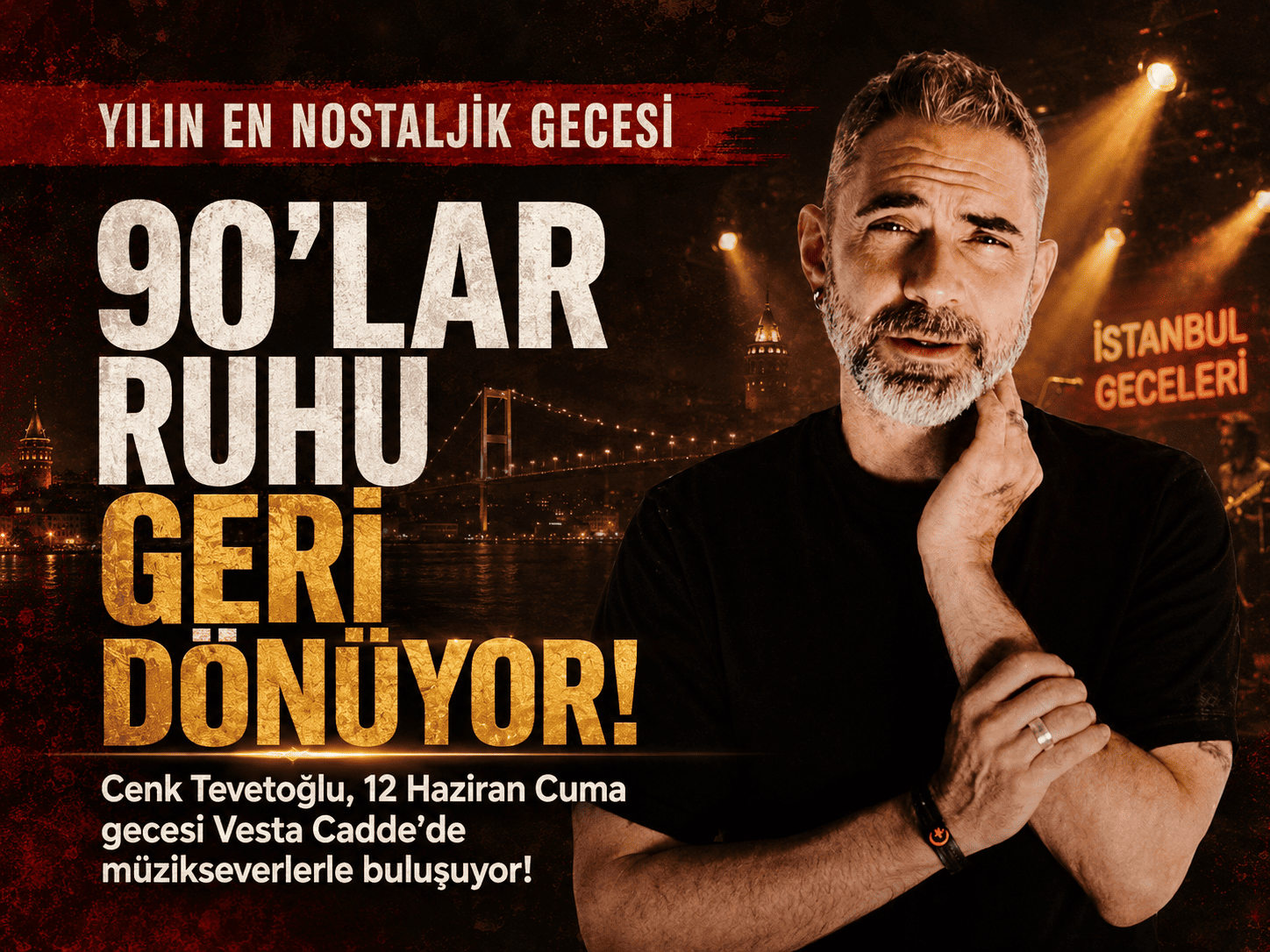 Cenk Tevetoğlu ile Caddebostan'da 90'lar rüzgarı!