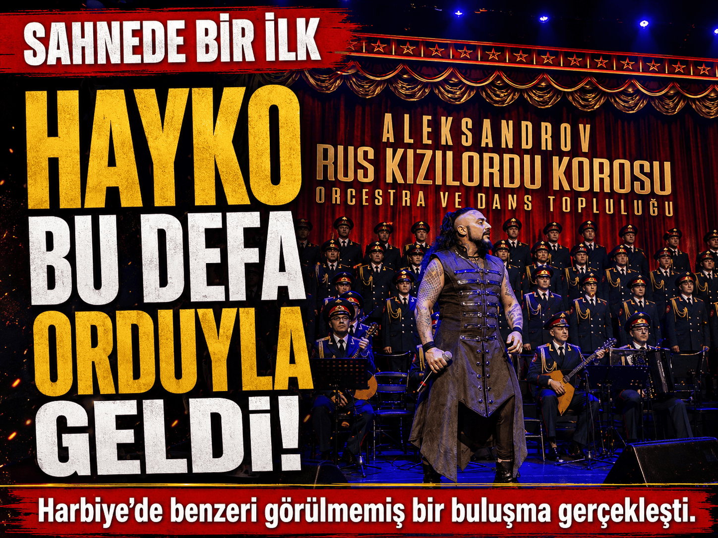 Hayko Cepkin’in “en ilginç konseri” Harbiye’de gerçekleşti