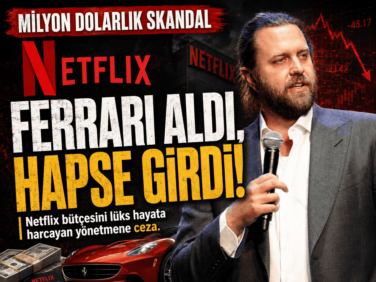 Netflix’ten aldığı parayla Ferrari ve Rolls-Royce aldı
