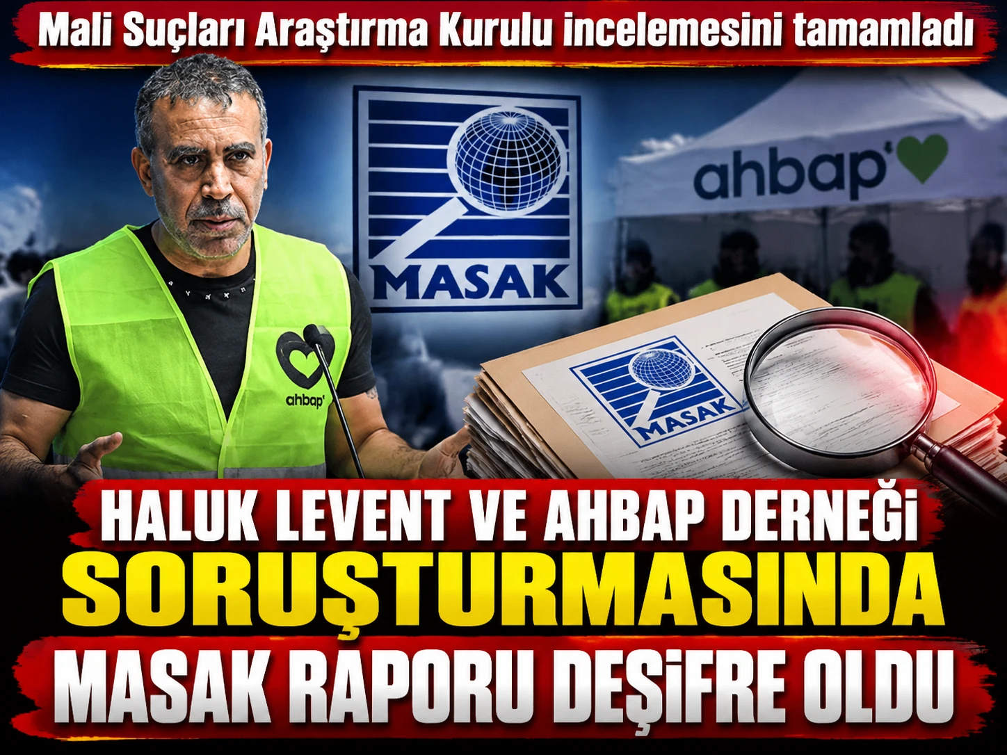 Haluk Levent ve Ahbap Derneği soruşturmasında MASAK raporu deşifre oldu