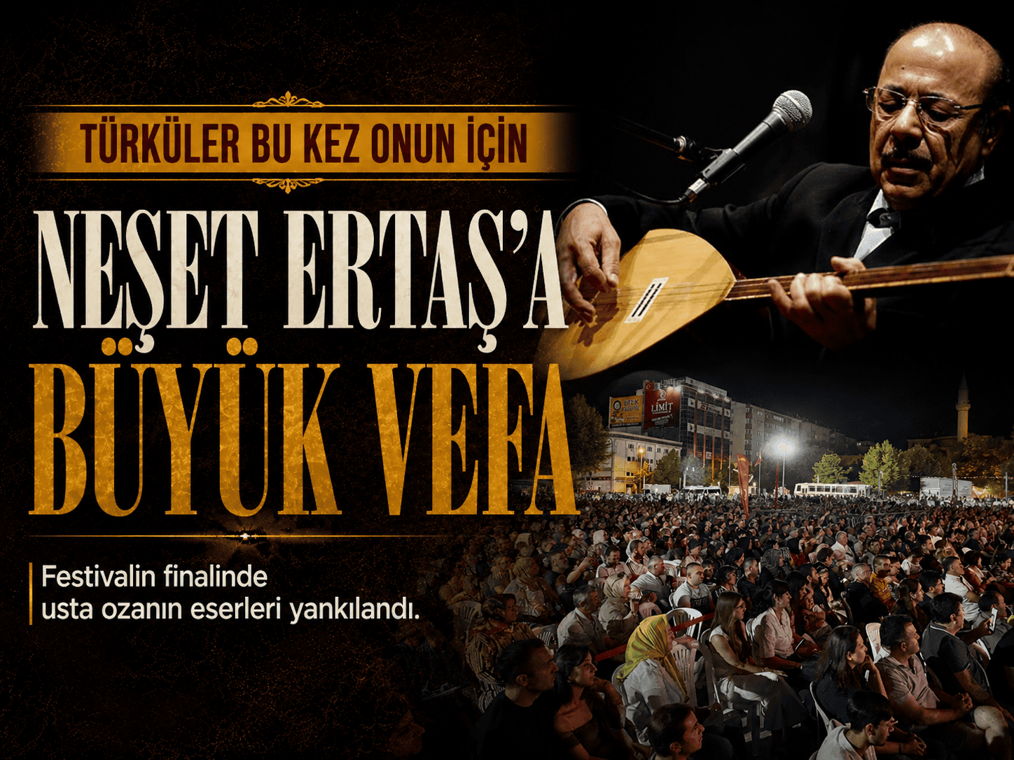 Bozkırın Tezenesi Kırşehir’de türkülerle anıldı