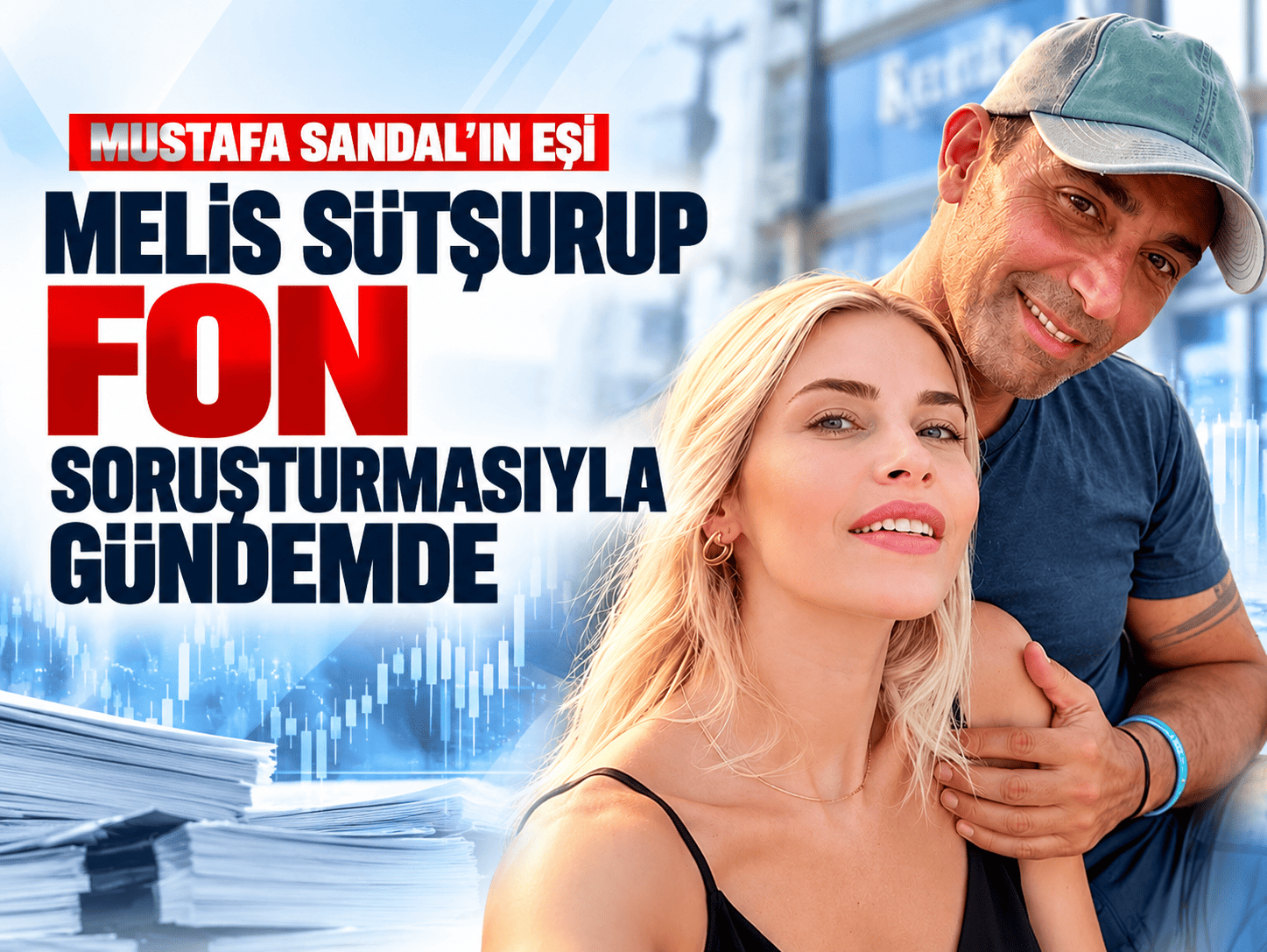 Mustafa Sandal’ın eşi Melis Sütşurup fon soruşturmasıyla gündemde