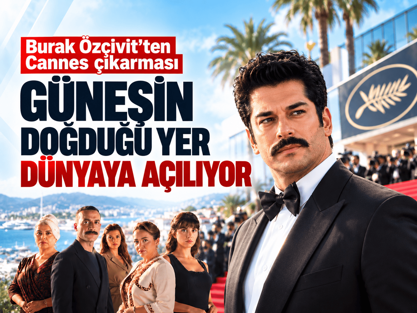 Burak Özçivit’ten Cannes çıkarması: “Güneşin Doğduğu Yer” dünyaya açılıyor