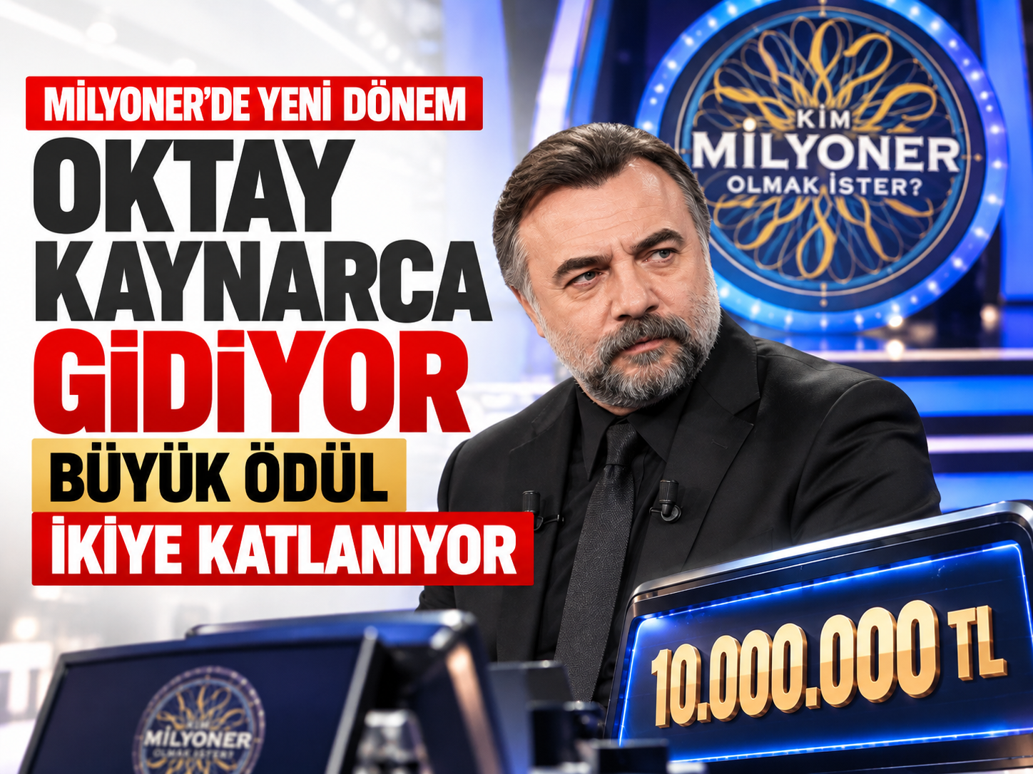 Milyoner'de yeni dönem: Oktay Kaynarca gidiyor, büyük ödül ikiye katlanıyor