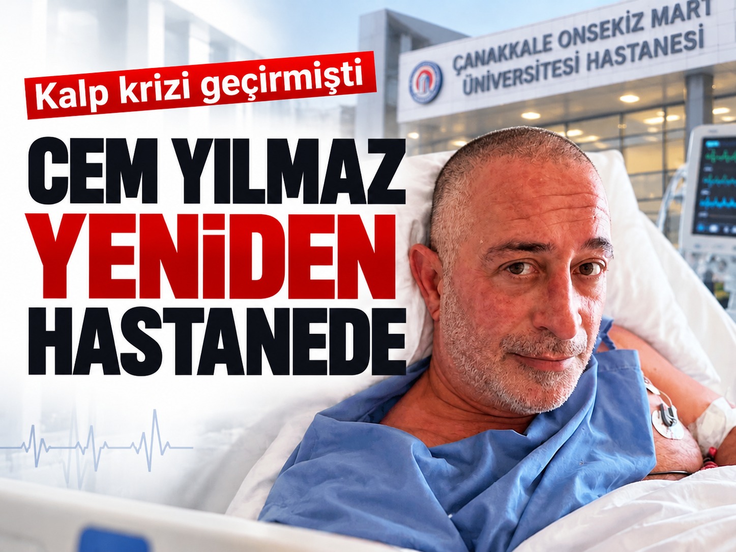Cem Yılmaz tedavi gördüğü hastaneye geri döndü