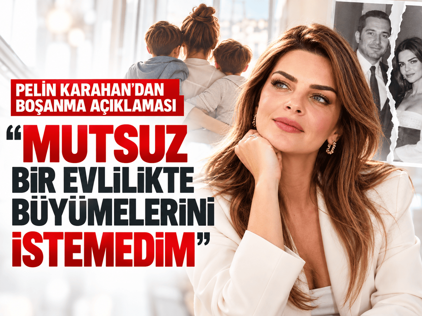 Pelin Karahan’dan boşanma açıklaması: “Mutsuz bir evlilikte büyümelerini istemedim”