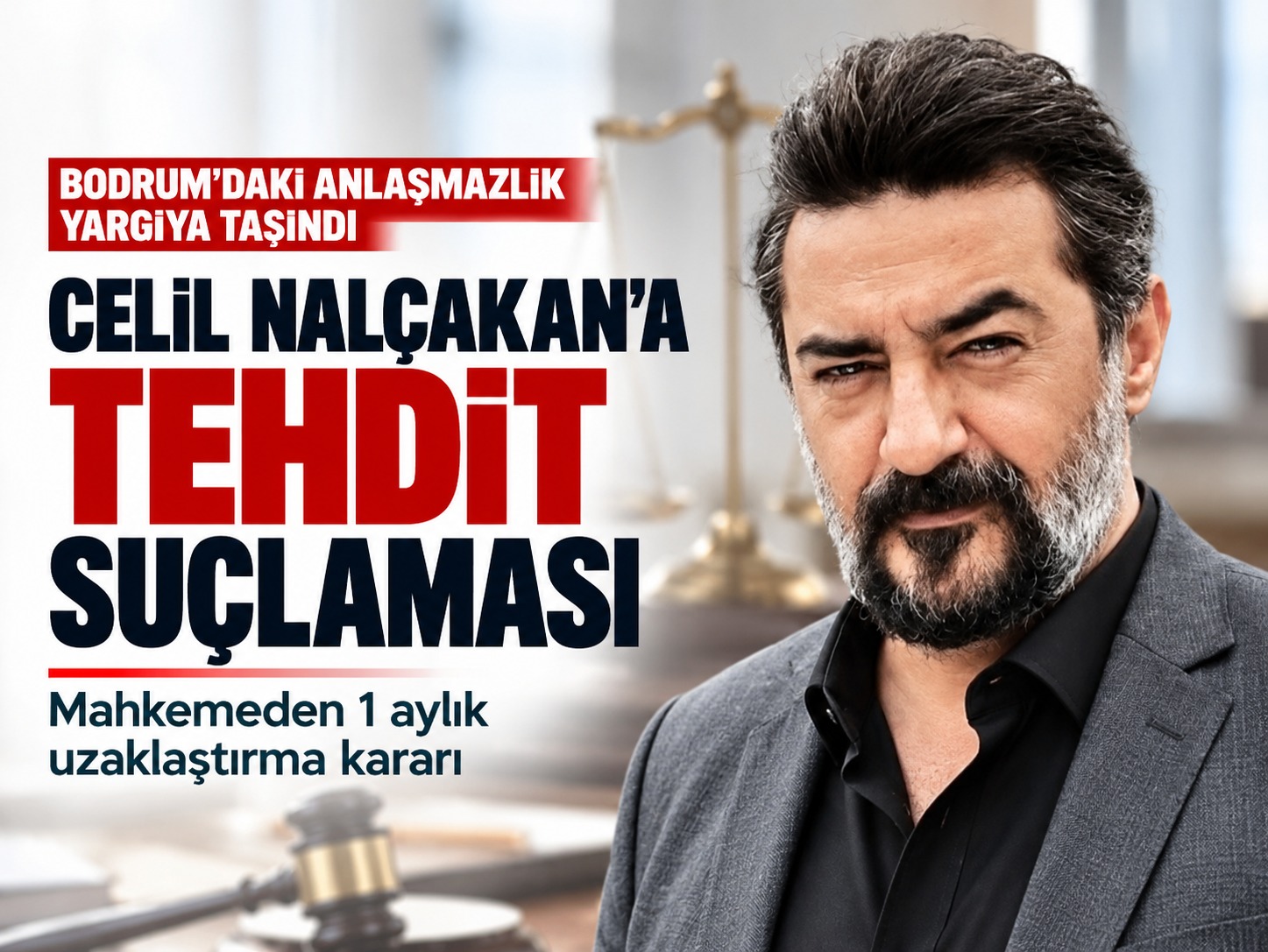 Ünlü oyuncu hakkında mahkemeden uzaklaştırma kararı