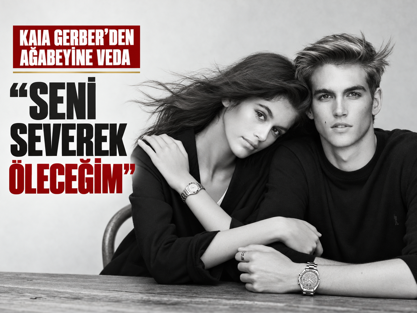 Kaia Gerber ağabeyine veda etti: Seni severek öleceğim