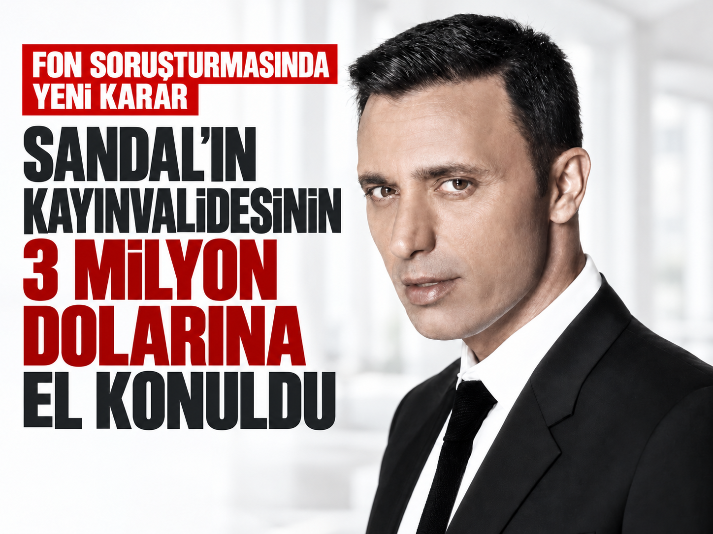 Mustafa Sandal’ın kayınvalidesinin 3 milyon dolarına el konuldu