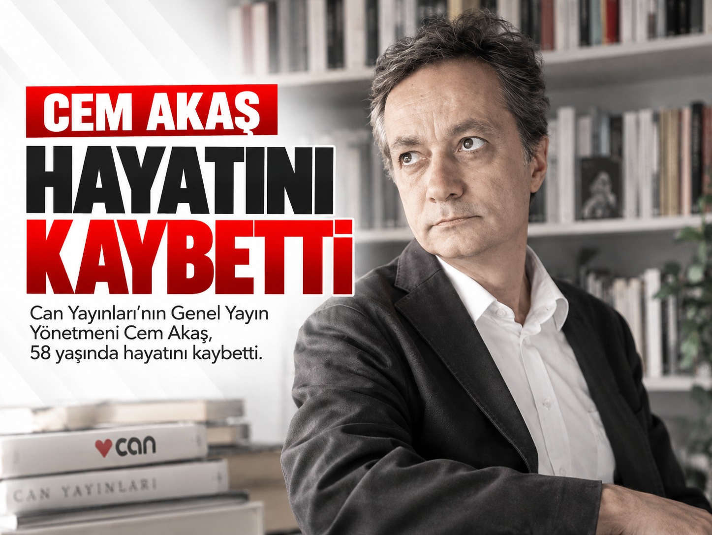 Edebiyat dünyasının acı kaybı: Cem Akaş hayatını kaybetti