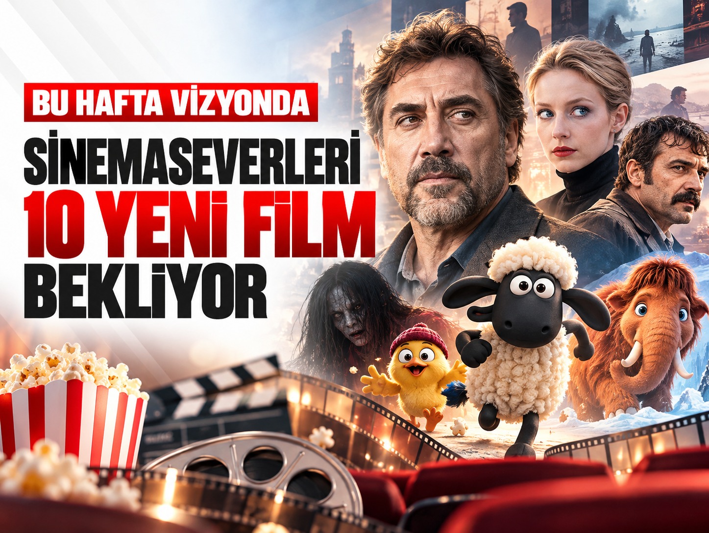 Sinemaseverlere bu hafta 10 farklı seçenek